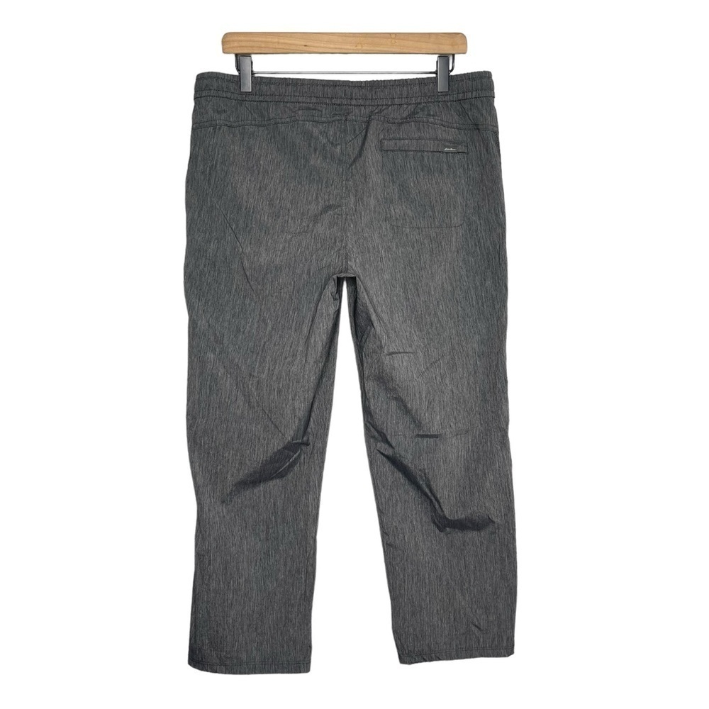 Eddie Bauer Travex Pant 10 Horizon Straight Leg Nylon Jogger Gray Hiking Outdoor - Picture 5 of 10